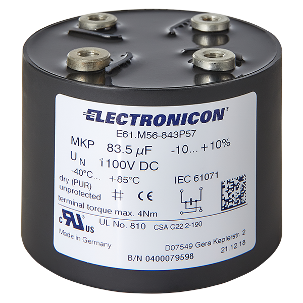 DC-Capacitors - ELECTRONICON Kondensatoren GmbH